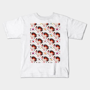 thanksgiving turkey pattern Kids T-Shirt